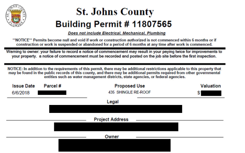 Notice of Commencement